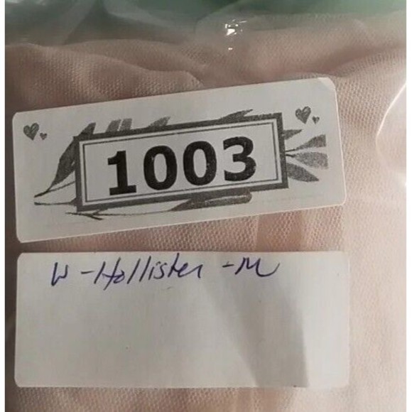 Hollister Babydoll Layered Tank Top Womens M Pink Embroidered Sleeveless Top - Picture 15 of 16